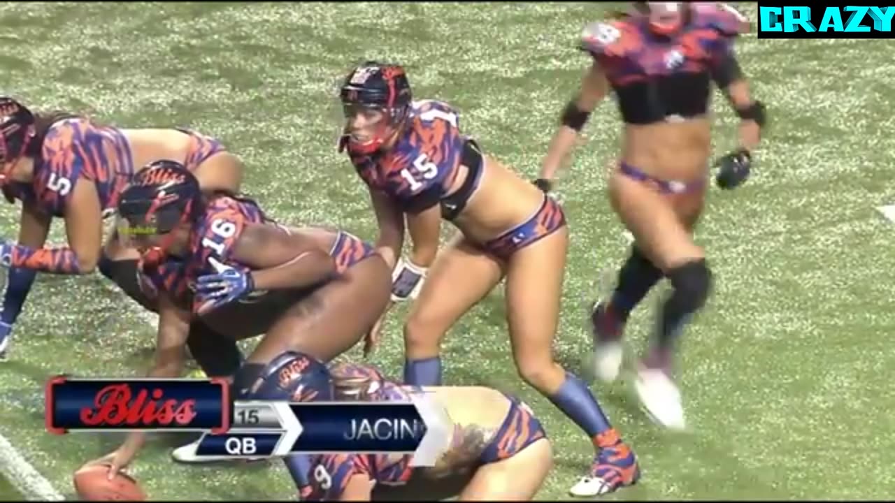 LFL Lingerie Football Big Hits, Fights, and Funny Moments Highlights X League