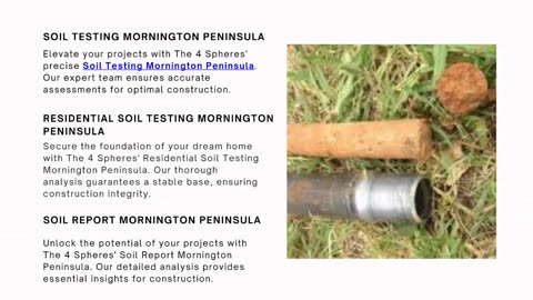Residential Soil Testing Melbourne