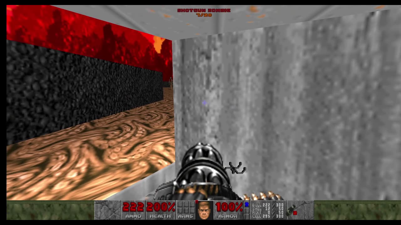 Brutal Doom - Inferno - Hard Realism - Pistol Start - Warrens (E3M9)