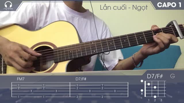 Lần cuối (đi bên em xót xa người ơi) - Ngọt - HƯỚNG DẪN GUITAR, HỢP ÂM