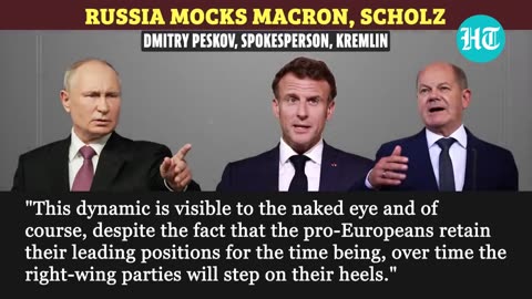 Russia Mocks Macron, Scholz After Loss In EU Parliament Polls/ Pro-Ukraine Leaders Humiliated