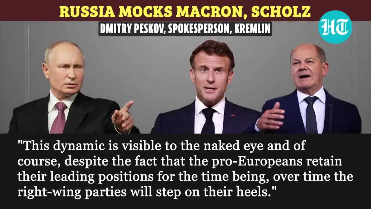 Russia Mocks Macron, Scholz After Loss In EU Parliament Polls/ Pro-Ukraine Leaders Humiliated