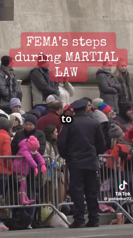 WHAT ROLE DOES FEMA PLAY WHEN MARTIAL LAW IS ENFORCED❓