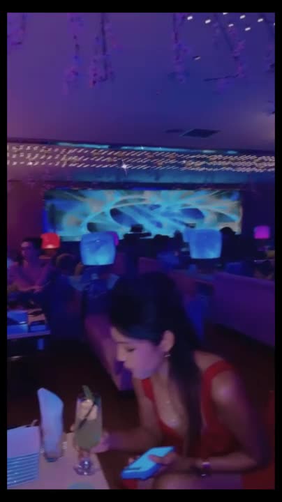 All the girlfriends are having fun at the party together