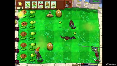 Playing Plants VS Zombies