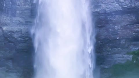 Beautiful waterfall, like a fairyland on earth
