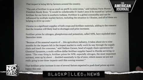 Food Supply Collapse Is The Final Piece Needed To Bring About Great Reset Digital ID Panopticon