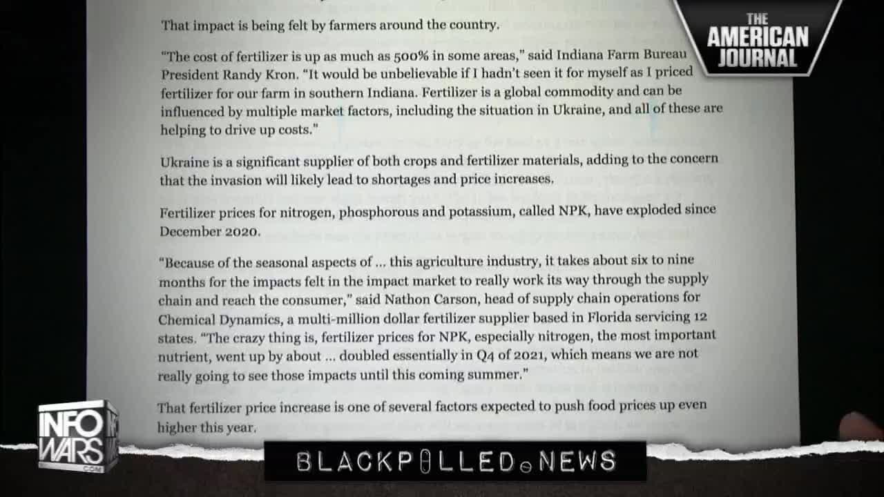 Food Supply Collapse Is The Final Piece Needed To Bring About Great Reset Digital ID Panopticon