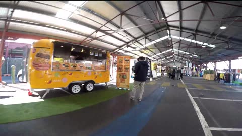 Queen Victoria Market on foot.