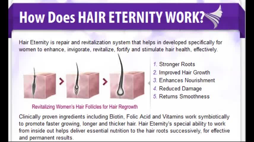 Hair Eternity Reviews - Advanced hair Regrowth Treatment!