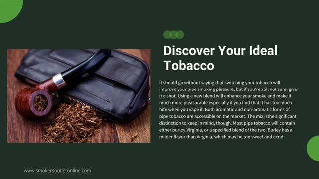 Smoking Pipe Tobacco: Tips for the Ideal Smoking Experience