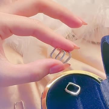 925 Sterling Silver Crystal Jewelry Fashion Zircon Circle Hoop Earrings For Woman New XY0