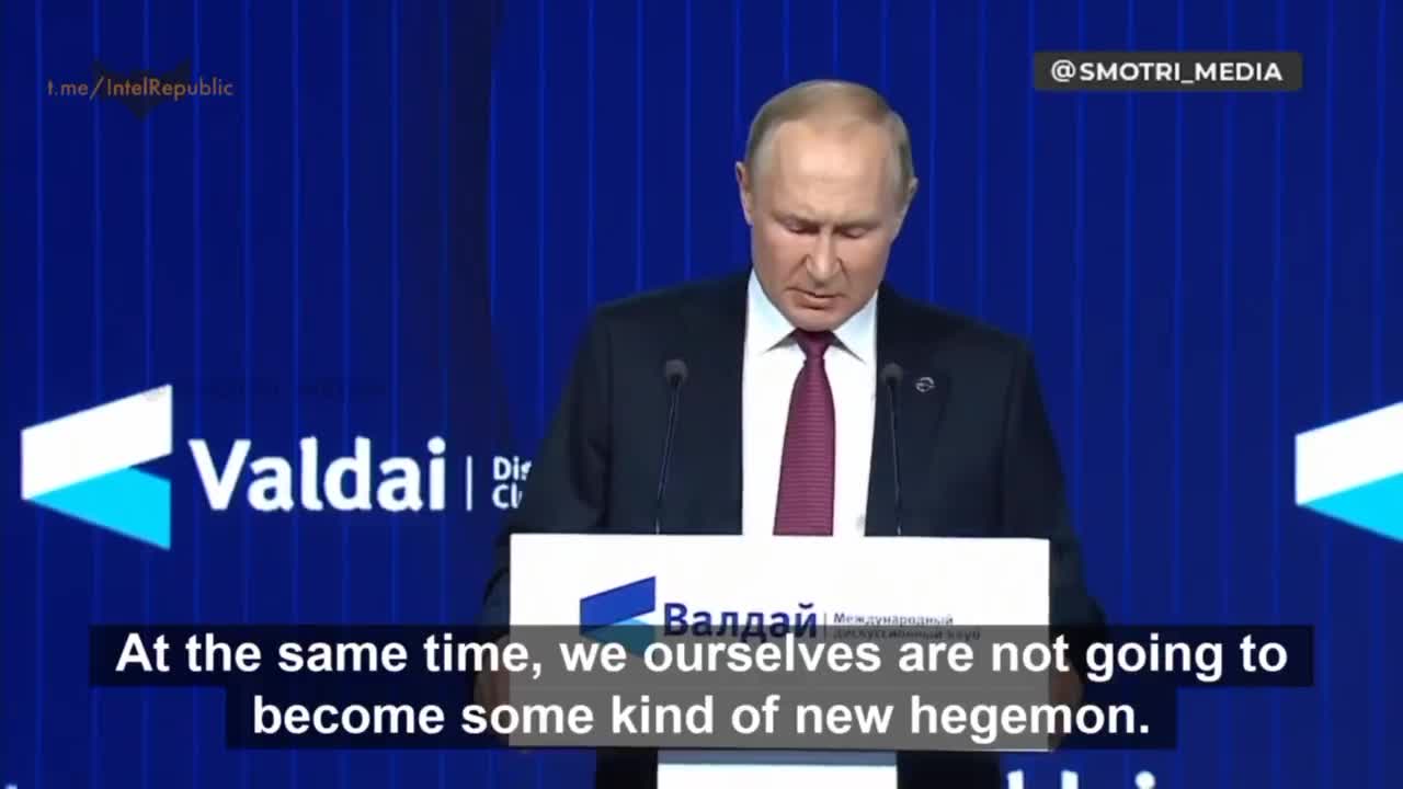 Putin - We were seeking to promote peace, but the West did not support these efforts