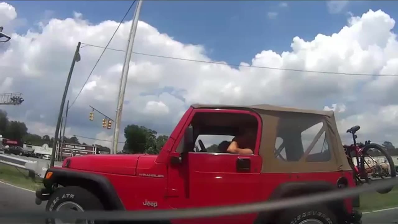 Loser Perp Gang Stalks With Child In Vehicle, Battleground Ave, Greensboro, NC 6-12-15