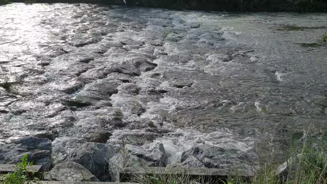 The sound of water flowing in the valley