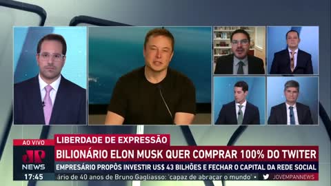 Elon Musk quer comprar 100% das ações do Twitter