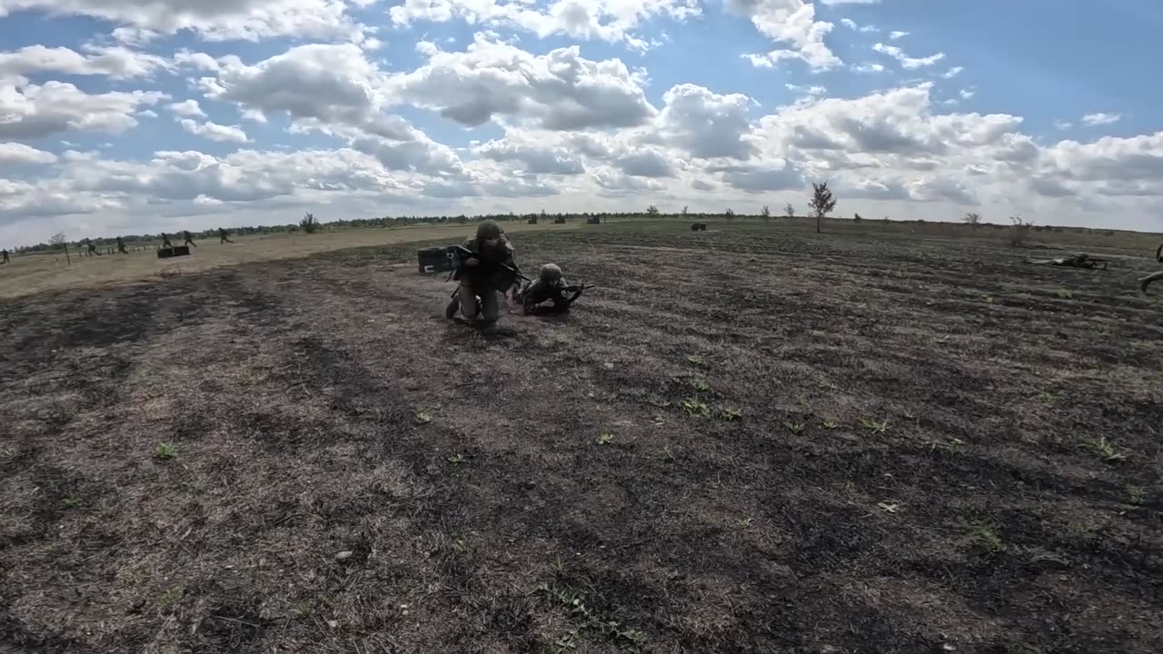 The first set of cadets of the Saratov Artillery School began an intensive military training course