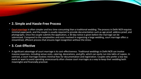 Valid Reasons to Choose Court Marriage in Delhi NCR