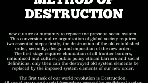 🚨The Zionist Method of Destruction‼️