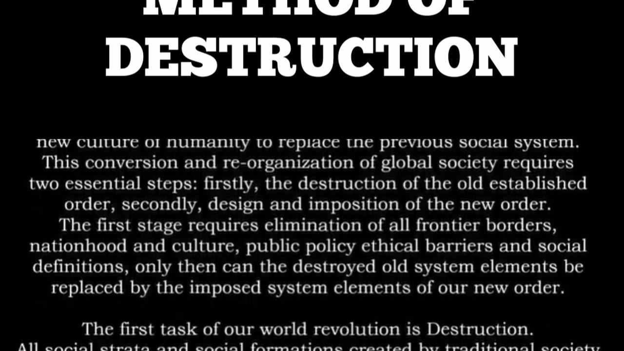 🚨The Zionist Method of Destruction‼️