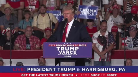 Donald Trump Holds First Rally In Pennsylvania Since Assassination Attempt