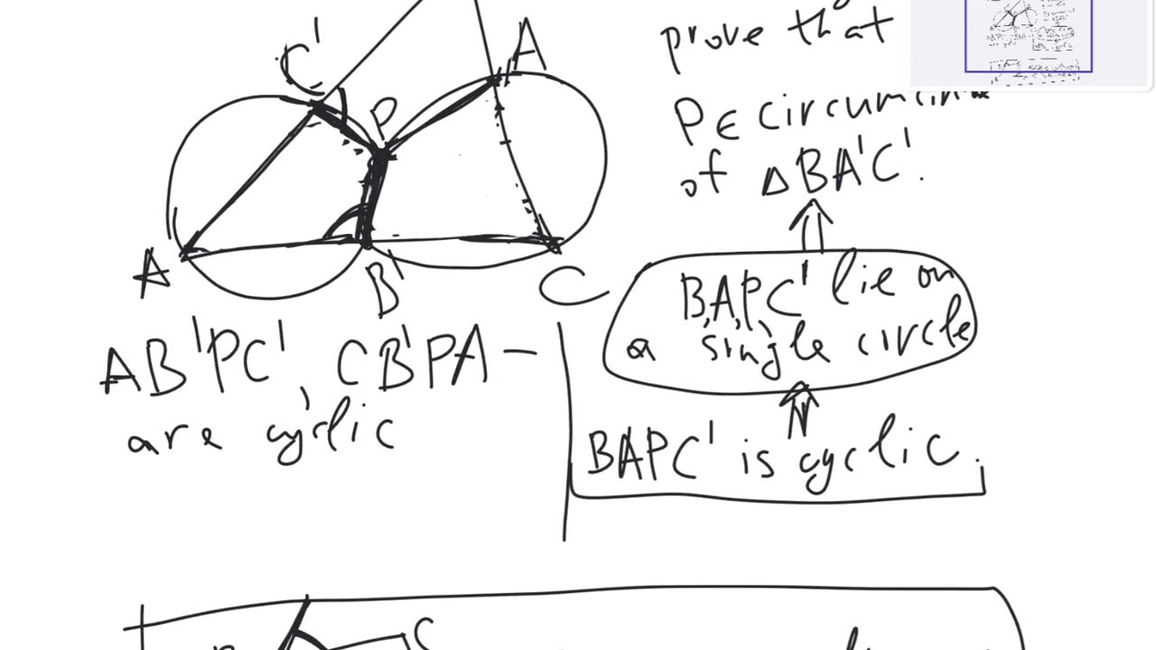 Miquel's theorem | plane geometry | intermediate level