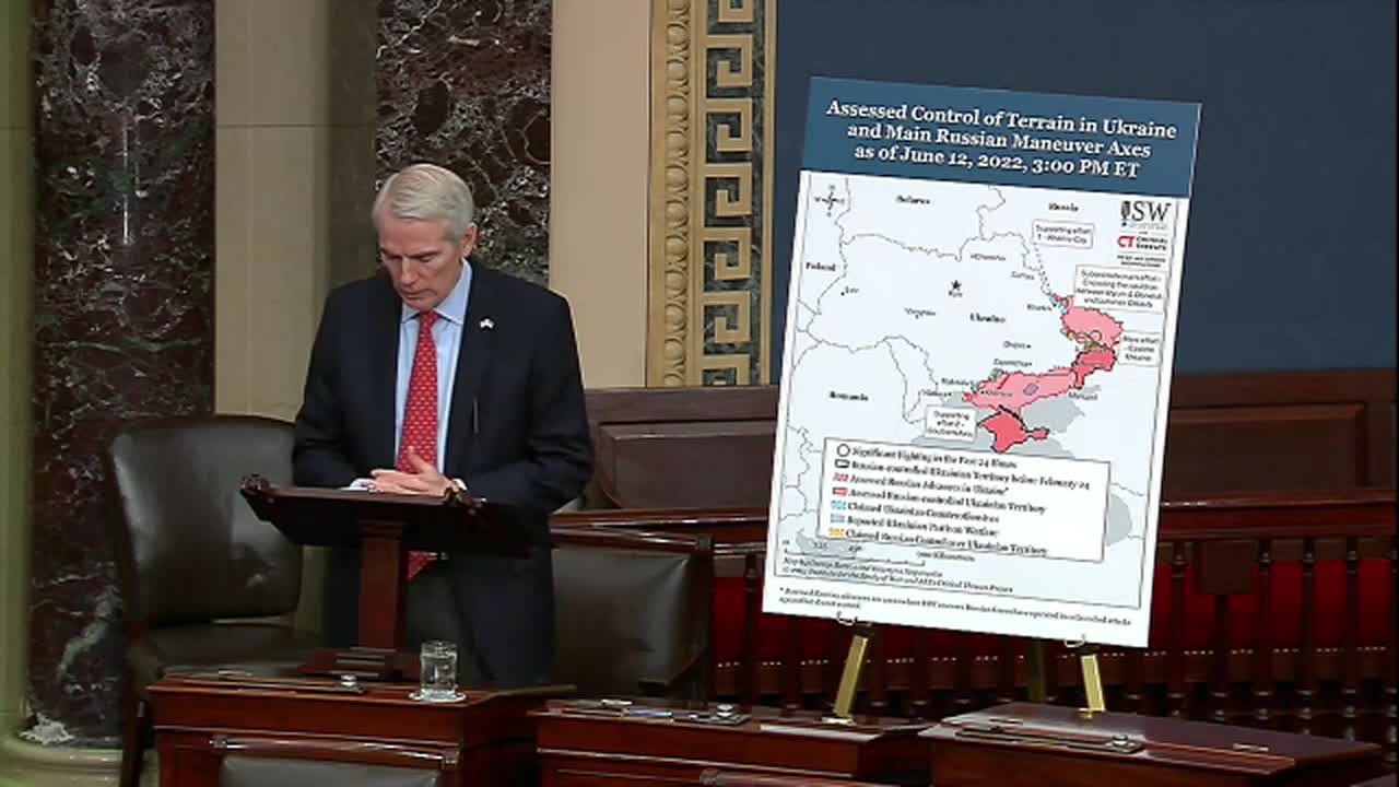 'We Can't Afford To Delay': Rob Portman Urges Senate To Help Ukraine Resist Russian Aggression