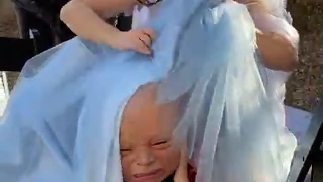 HE GOT SO SCARED HE FELL!