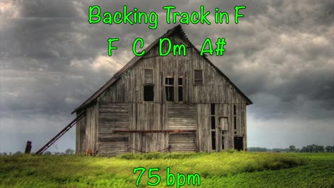 Backing Track in F 75 bpm