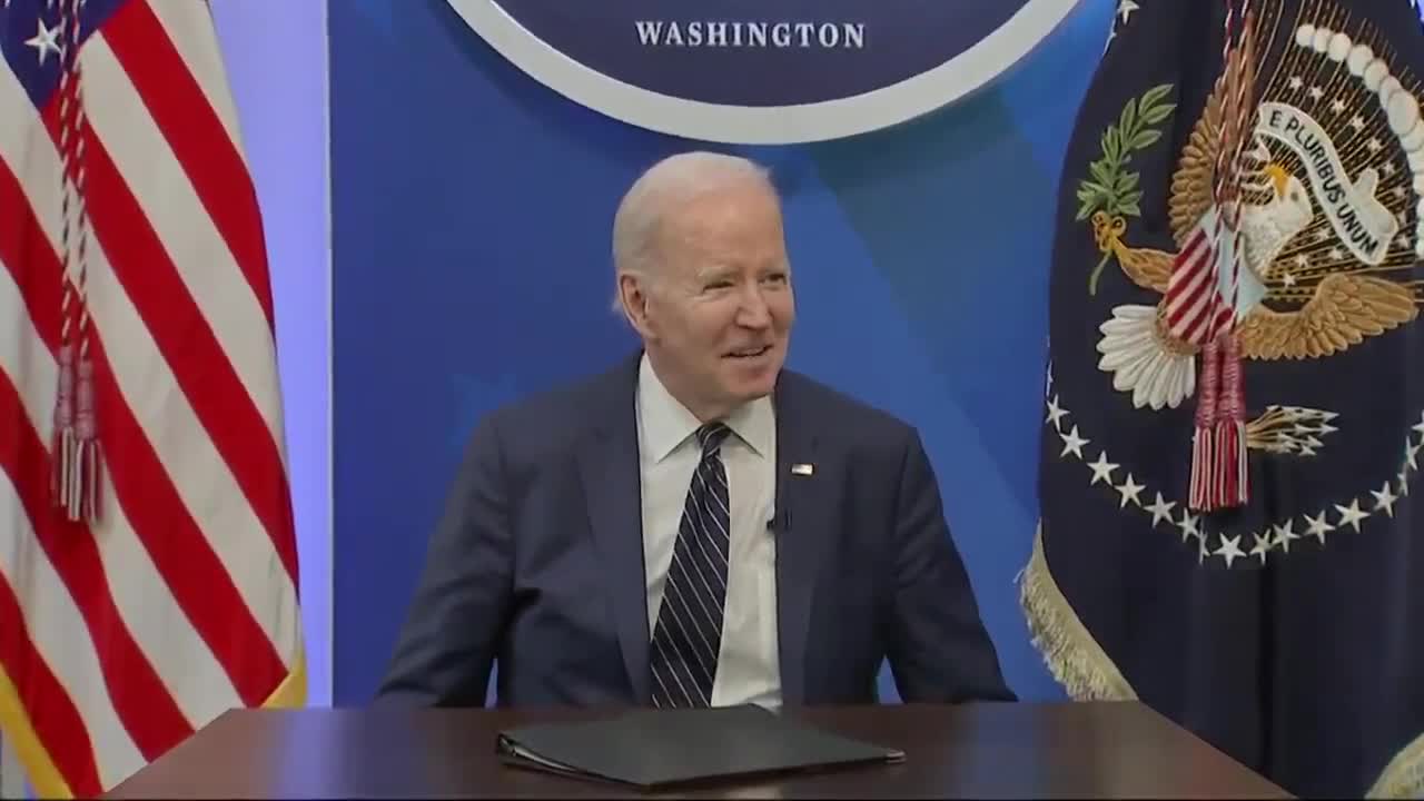 'Brandon, Can You Hear Me?' Biden Wanders Onto White House Set, Starts Talking to 'Brandon'