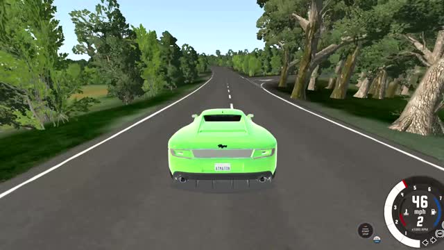 beamng green car