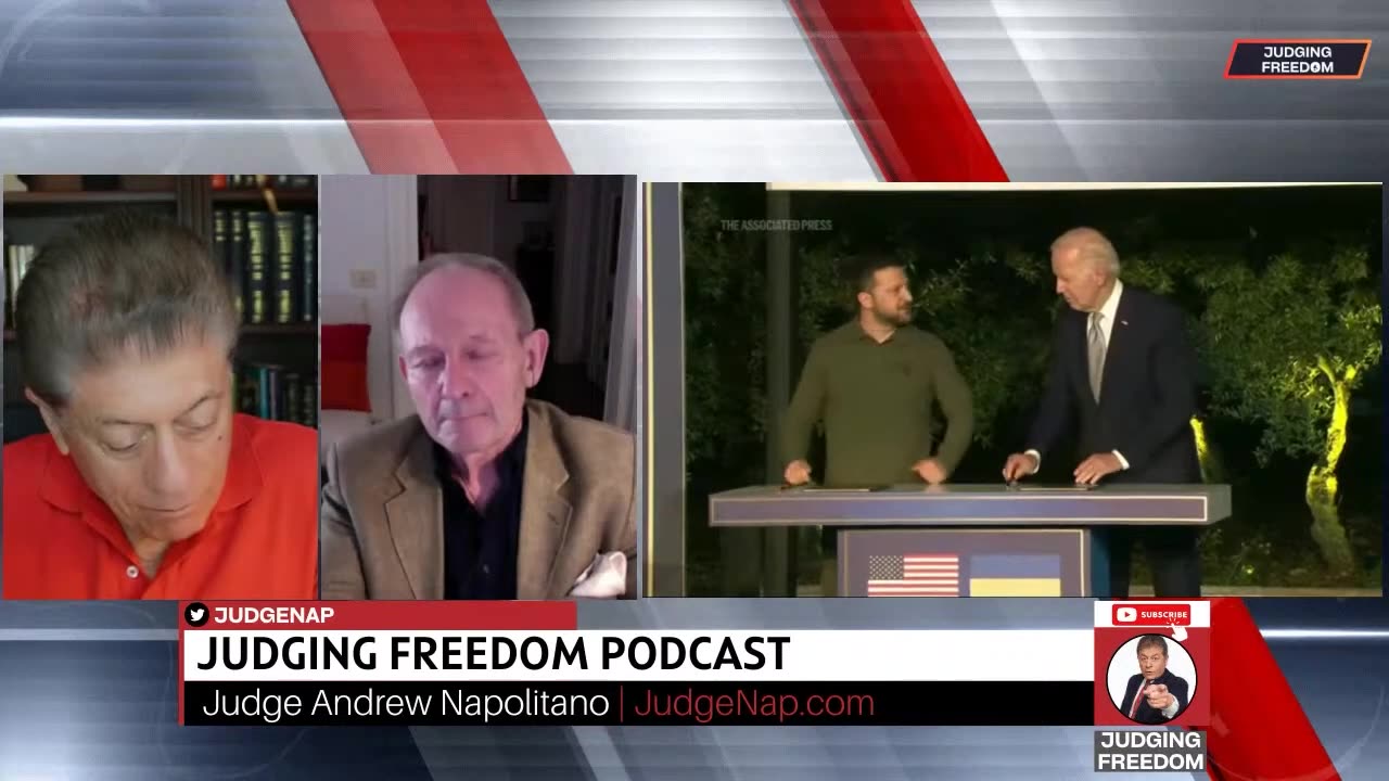 Judge Napolitano's Judging Freedom & Alastair Crooke:Turmoil in Europe