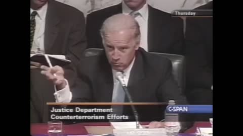 Joe Biden brags inventing the Patriot Act in 1994