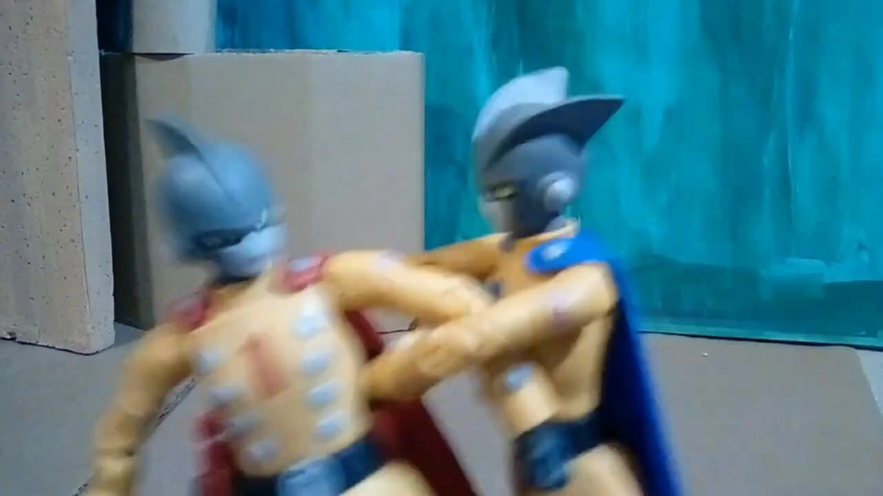 Dragon Stars Gamma 1 & Gamma 2 Stop Motion Animation Super Hero