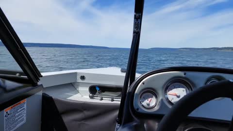 How it feels to be on the water in a boat and not at work
