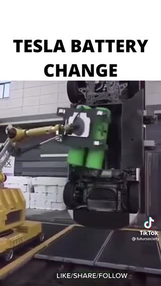 Tesla car battery changes
