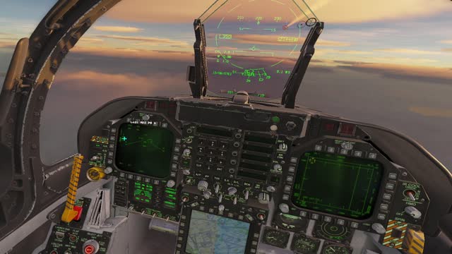 VR DCS Flight Simulator Rising Squall Mission 12