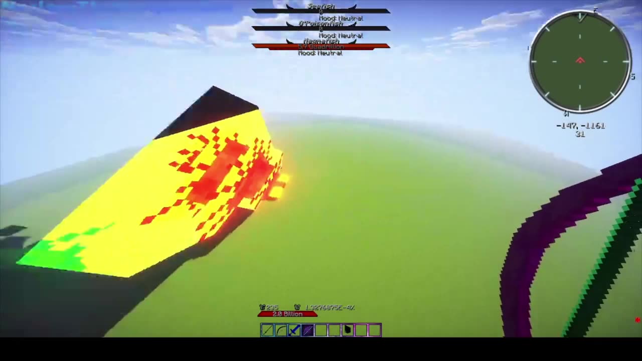 Minecraft Rulecraft Ep 2089 Nuclear vs the omegafish titans