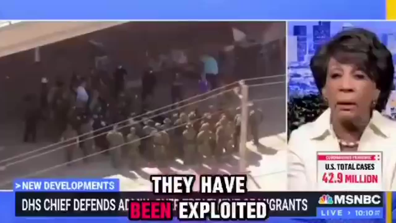 Maxine Watters - You’re Racist if you Don’t Illegal Haitians to Come Here