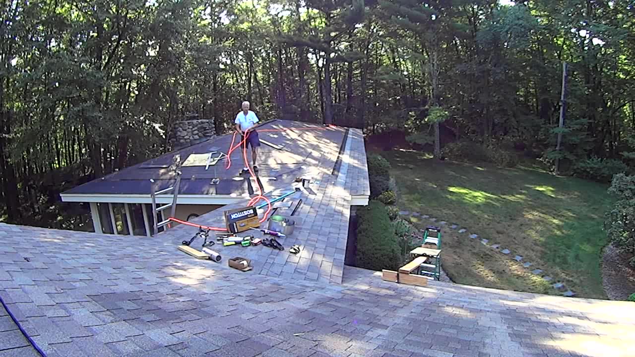 #415 - 20150802 - Roof project Day 9_ Shingling started