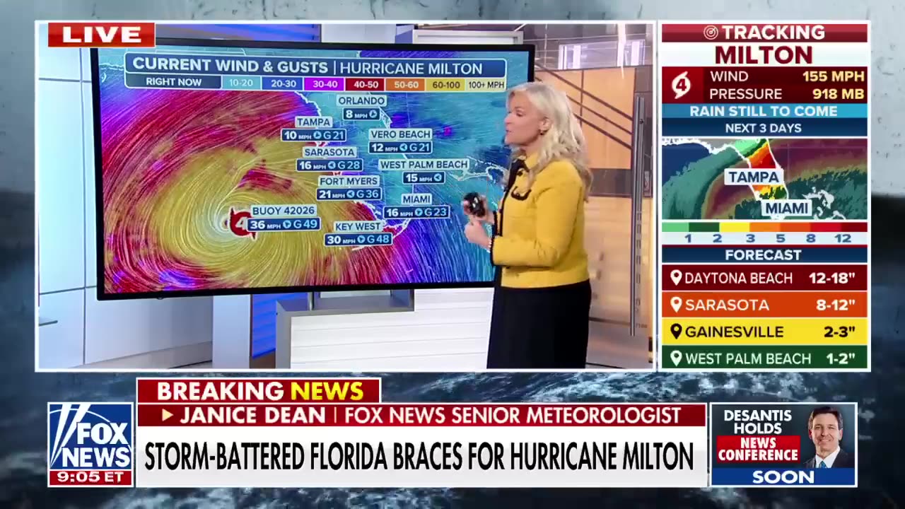 'Once in a century' Hurricane Milton barrels toward Florida with unsurvivable storm surge