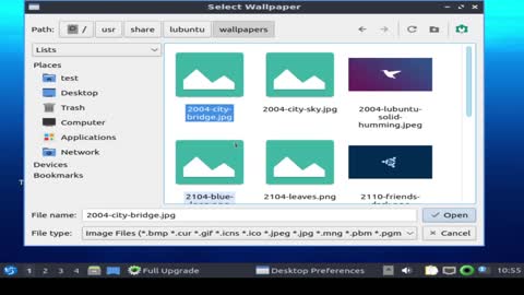 Taking a quick look at lubuntu.