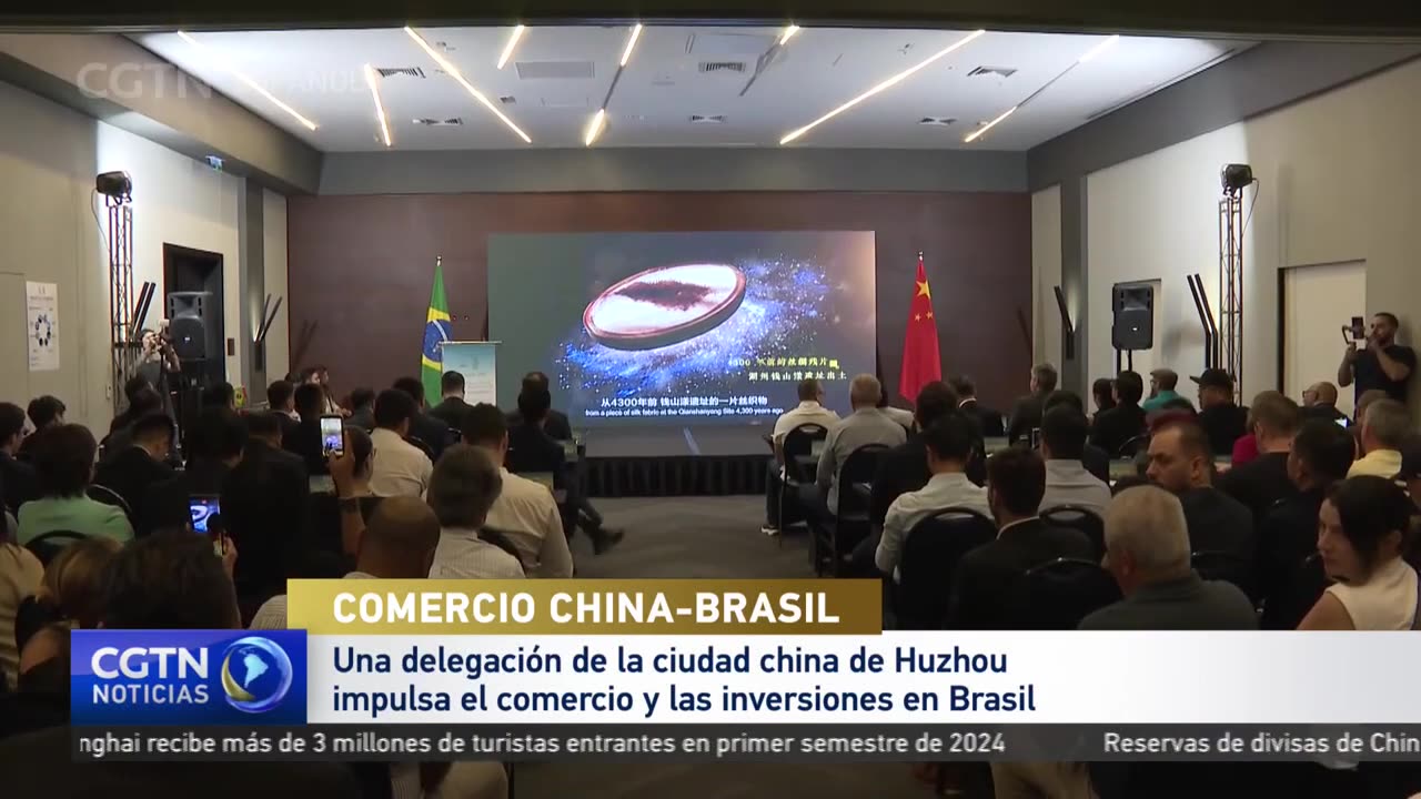 Una delegación de la ciudad china de Huzhou busca impulsar el comercio y las inversiones en Brasil