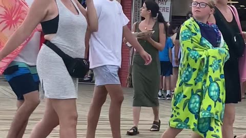 Seagull Steals Woman's Pizza