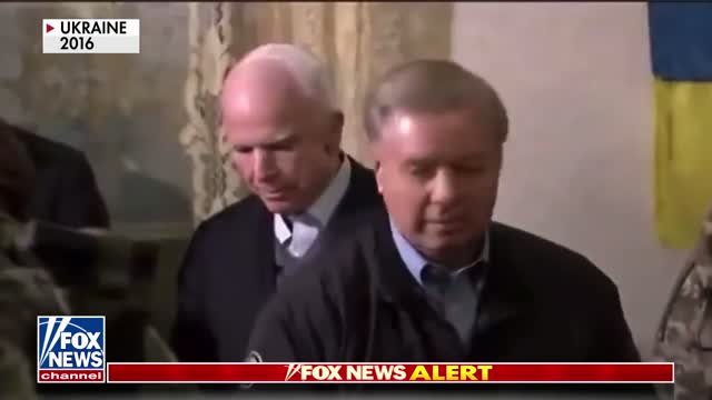 Lindsay Graham starts the war while in Ukraine 2016