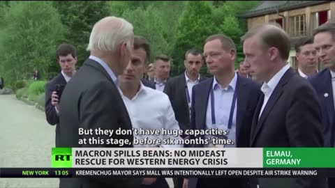 Macron spills the beans about Oil