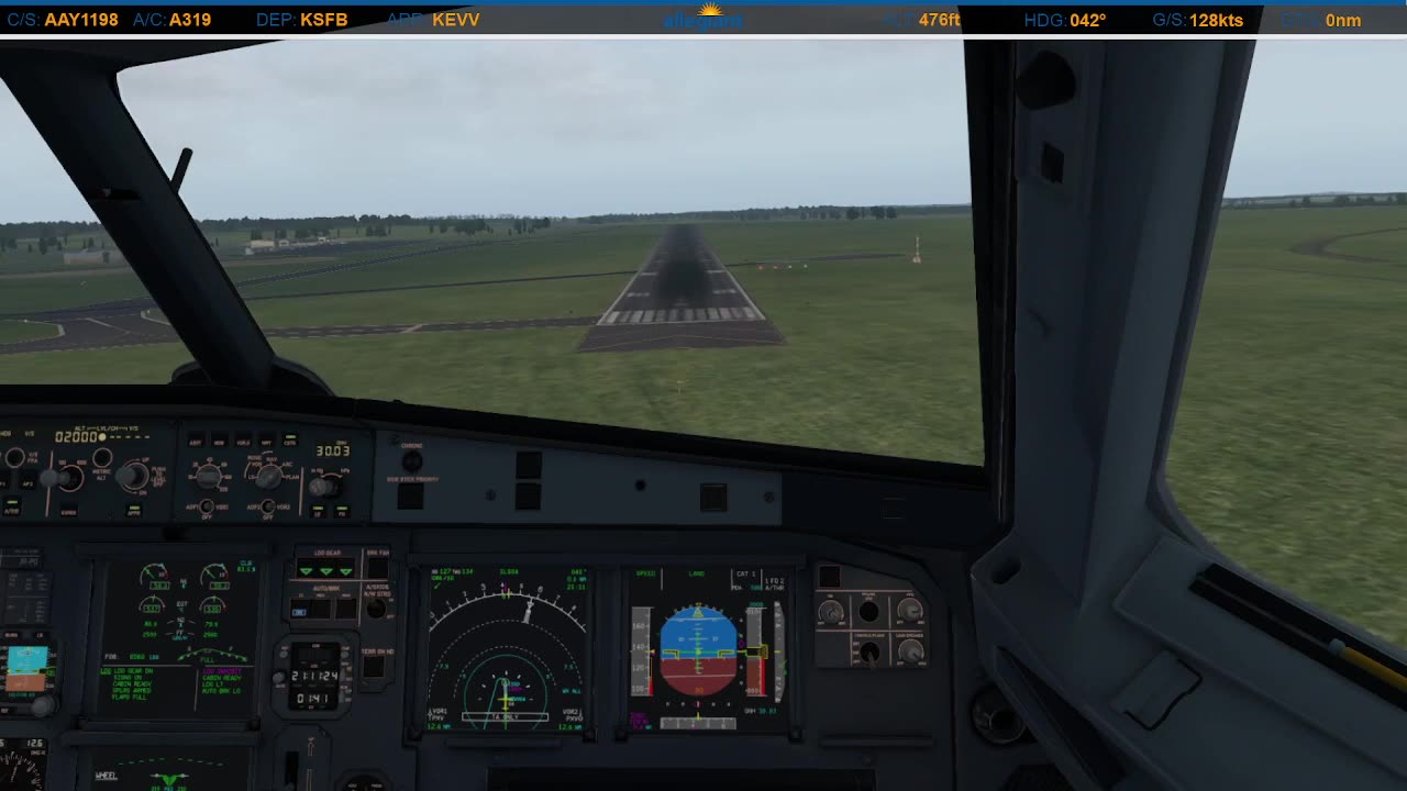 Landing in Evansville