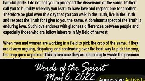 Words of the Spirit | May 6 2022