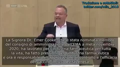 Parla Gerald Hauser, membro del Consiglio Nazionale dell'Austria