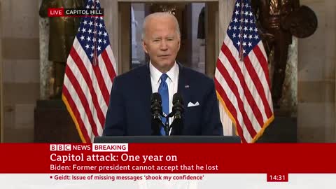 Biden: “You can’t be patriotic when you embrace and enable lies”